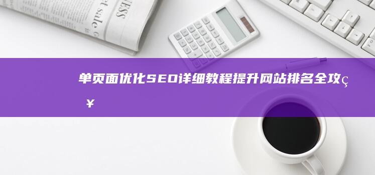 单页面优化SEO详细教程：提升网站排名全攻略